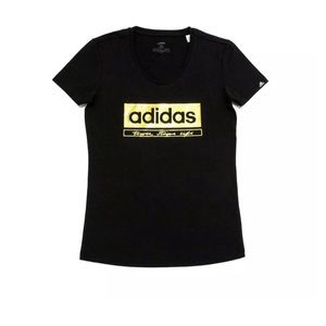 ADIDAS gold foil t-shirt
